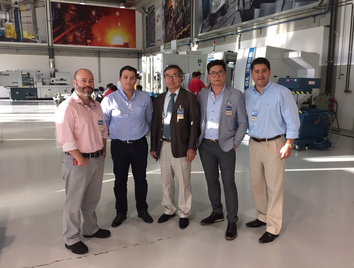 visita dos coreanos